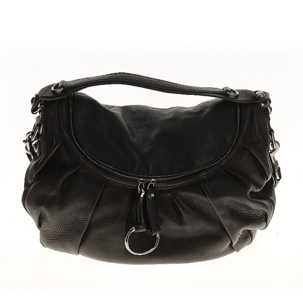 Gucci black leather bag
